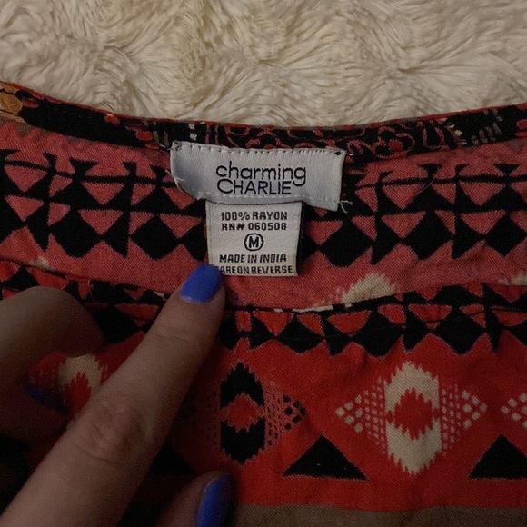 Pattern mini dress - Picture 2 of 5